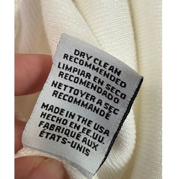 Rachel Pally cream off shoulder bodycon maxi dress size large - Picture 5 of 13